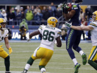 Former Packers' TE Brandon Bostick in the 2014 NFC Championship Game