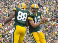 Aaron Rodgers and Jermichael Finley