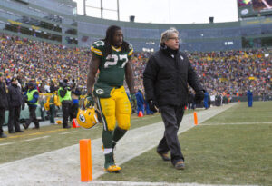 Eddie Lacy missed a series in overtime vs. Minnesota because of his asthma.