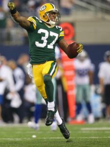 Sam Shields notched his third pick of the season on an incredible read and react athletic play.