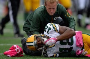 Randall Cobb suffered a fractured fibula Oct. 13. He is scheduled to return in Week 15.