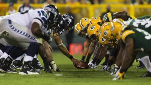 The Green Bay Packers vs The Seattle Seahawks