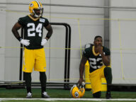 Packers Defensive Backs Damarious Randall and Quinten Rollins