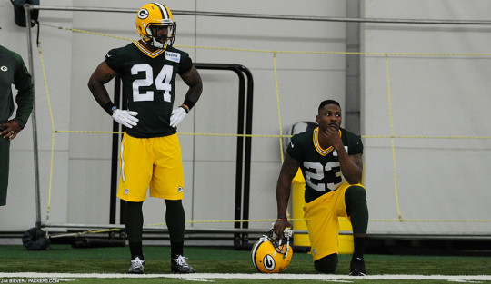Packers Defensive Backs Damarious Randall and Quinten Rollins
