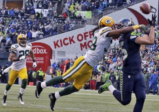 Seattle's game-winning touchdown against the Packers