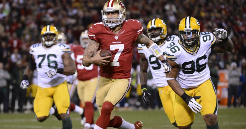 colin kaepernick 49ers, Packers