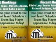 Eddie Lacy, John Kuhn, Book Packers players appearances