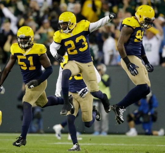 Packers CB Damarious Randall Celebrates His Game-Saving Deflection