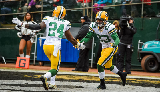 Packers' Defensive Backs Quinten Rollins and Damarious Randall