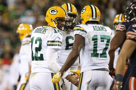 Packers QB Aaron Rodgers and WR Davante Adams