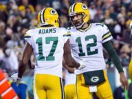 Packers' WR Davante Adams and QB Aaron Rodgers
