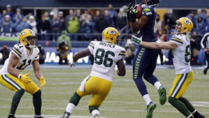 Former Packers' TE Brandon Bostick in the 2014 NFC Championship Game