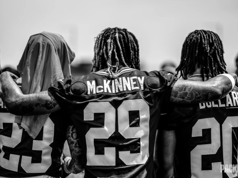 Packers defense. Jaire Alexander, Xavier McKinney, Javon Bullard