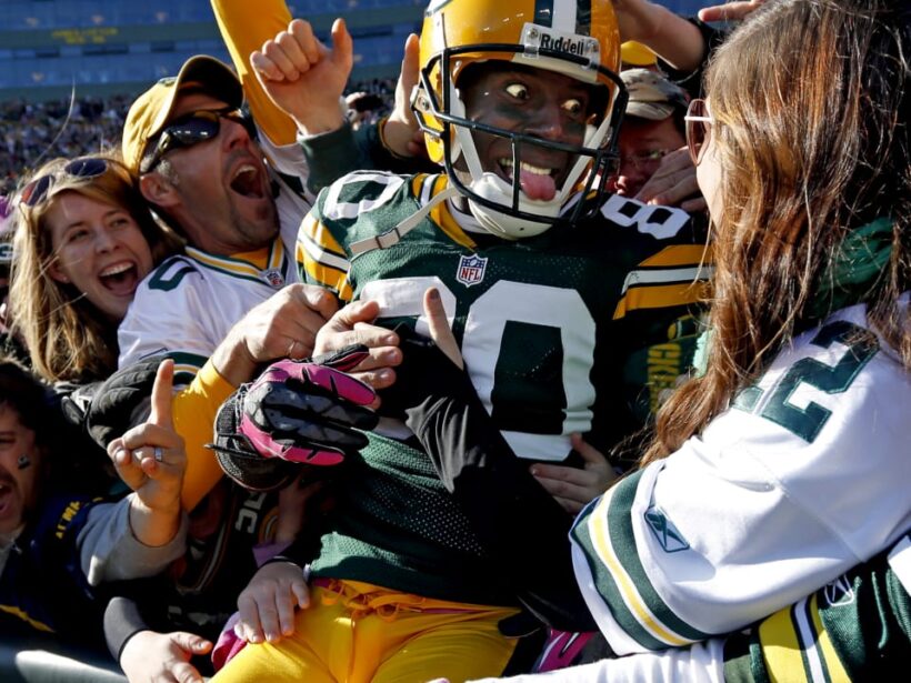 Donald Driver Lambeau Leap