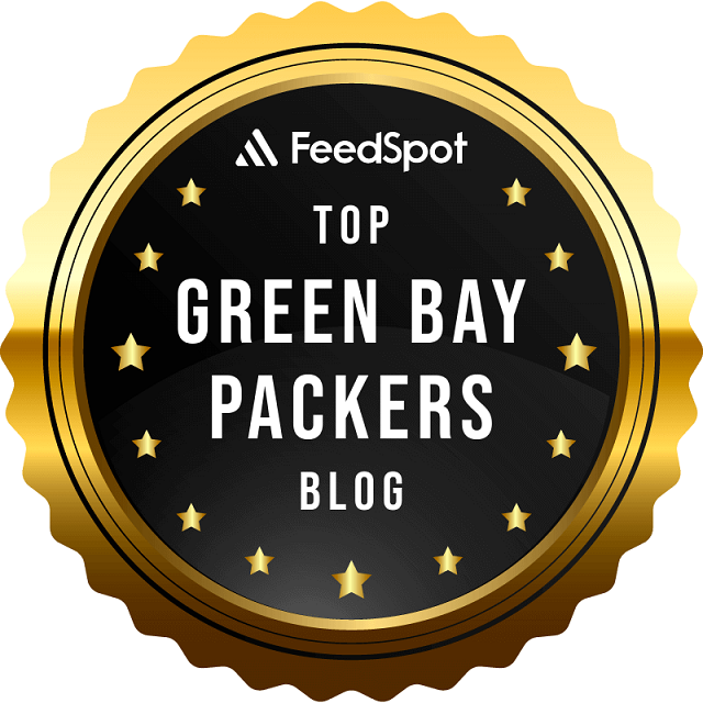 FeedSpot Top Green Bay Packers Blog badge