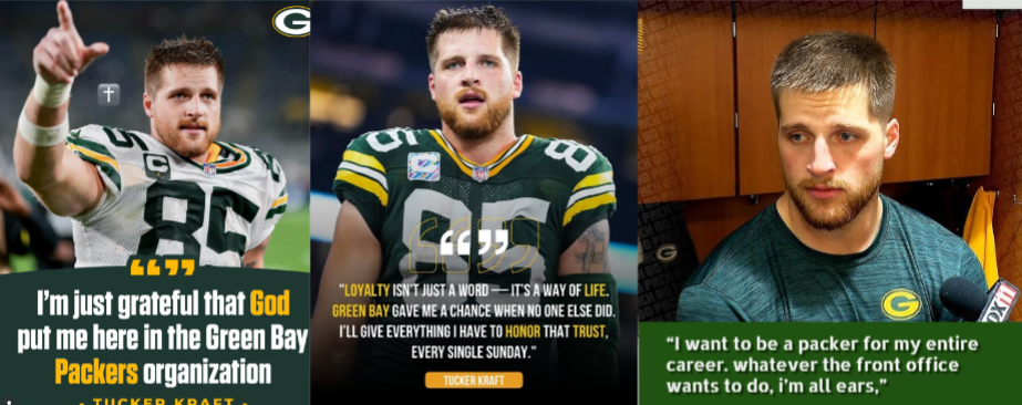 Pakers TE Tucker Kraft 