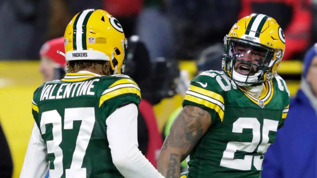 Packers CBs Carrington Valentine & Keisean Nixon 