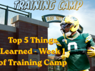 top five week one training camp